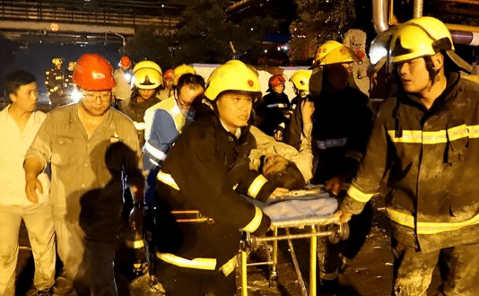 爆炸事故現場 爆炸事故現場